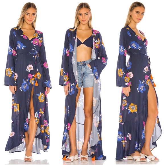 MAAJI Floral Kimono • Wrap Dress - Picture 5 of 10